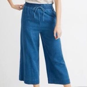 Madewell Cropped Huston Drawstring Pants- NWT